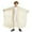 Beige, variant on lnmuld Kids Coats Elegant Arabic Thobe Traditional Kaftan Robe Set for Teenage Boys with Long Sleeve Embroidered Design Solid Color Size:9-10 Years