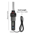 thumbnail image 2 of 200W Portable Temperature-Controlled Soldering Heat Air Machine 450℃ Hot Air Rework Station Desoldering Tool with Nozzles LCD Digital Display Airflow Control for Electronic Wiring, 2 of 6