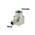 thumbnail image 1 of 304 Stainless Steel Pipe Fitting Tee Elbow 4 Way 1/8 1/4 3/8 1/2 Female Male Thread High Pressure Air Adapter Coupler Connector, 1 of 5