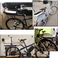 thumbnail image 6 of Bike Rear Seat Kit,Safety Carrier Bicycle Seat, Including Cushion and Backrest, Armrest Handrail, Footrests, Bell, Rear Bicycle Seat for Adults, 6 of 10