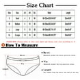 thumbnail image 3 of Patlollav Women Satin Panties Mid Waist Wavy Cotton Crotch Briefs, 3 of 6