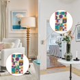 thumbnail image 4 of Yayeee Blank Wall Plate Cover 1-Gang 4.5"x2.7" Home Unused Decorative Outlet, Purple Geometric, 4 of 7