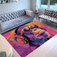 thumbnail image 1 of Monkey Rug & Home Decor-Cool Gorilla Black Area Rugs-Animal Monkey Rug Carpet Durable & Non-Slip Modern Rugs for Living Room Bedroom Man Cave Decorative-O67YY, 1 of 7