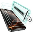 thumbnail image 1 of Protector de Pantalla para iPhone 16 Pro Max, Cristal Vidrio Templado con Marco de Instalación, 6.9 Pulgadas, HD Transparente, 3 Unidades, 1 of 9