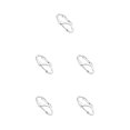 thumbnail image 1 of ZheElen Camping Tent Rope Fastener Tension Awning Cord Line Adjuster Tent Accessories Rope Tightening Stopper Buckle silver 5Set, 1 of 6