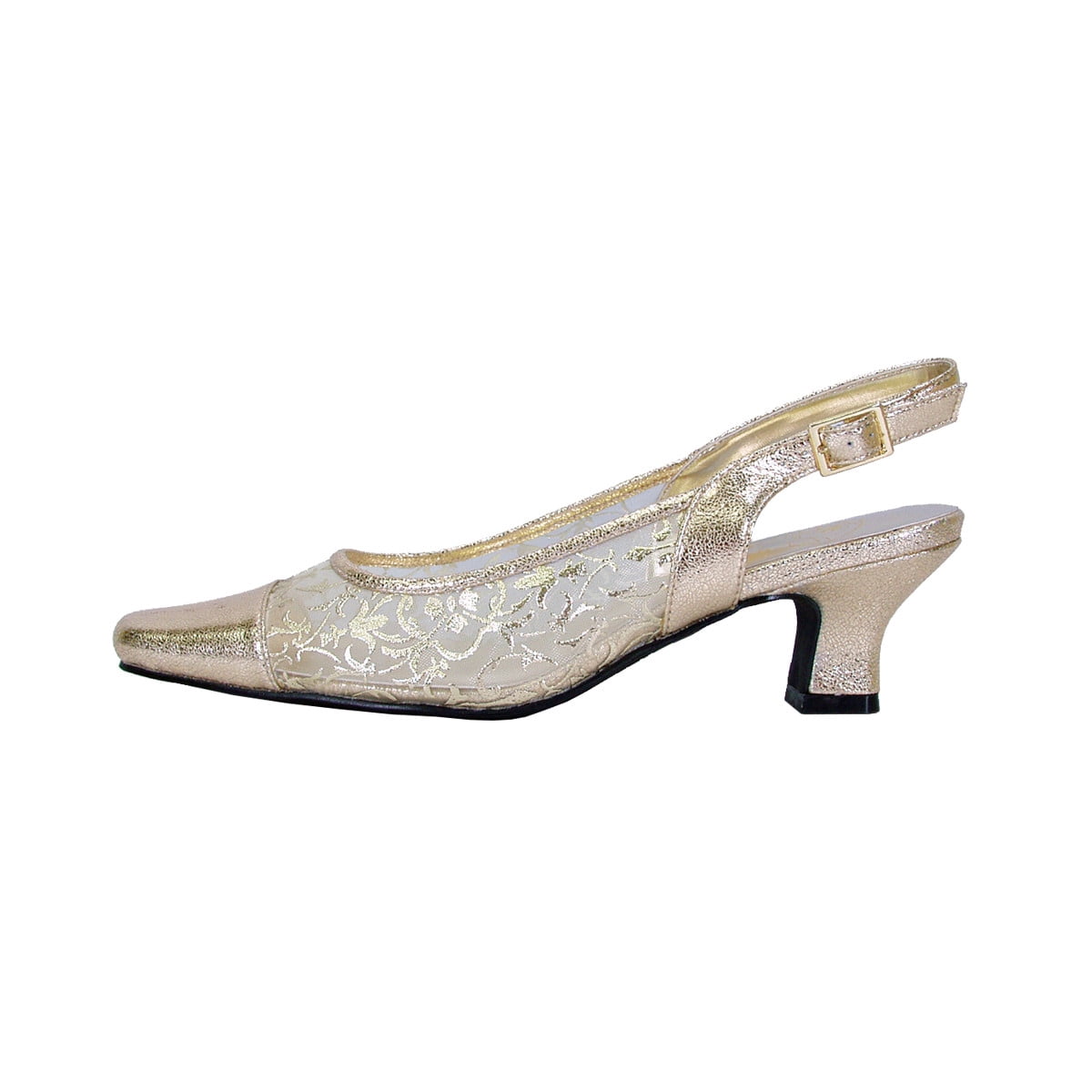 FLORAL Josie Women Extra Wide Width Closed Toe Mesh Slingback