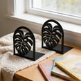 thumbnail image 4 of shyuyusa Metal Book End 2 Piece Set Stable Structure For Home Office Study Book Shelf And File Organizing, 4 of 6