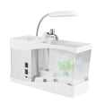 thumbnail image 1 of Fdit Multifunctional Fish Tank,Multifunctional USB Rechargeable Mini Fish Tank Aquarium with Clock Function LED Light,Fish Tank, 1 of 7