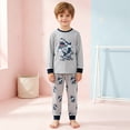 thumbnail image 2 of KPOPLK Pajamas for Boys Space Graphic Print 2-Piece PJs Long Sleeve Sets Sleepwear 2-8Years,Size 7-8 Years, 2 of 9