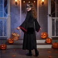 thumbnail image 6 of Vampire Costume, Draculaura Costume, Medieval Dress Costume, Womens Halloween Vampire Costume Medieval Gothic Dress Set for Cosplay Party Carnival Dress Up and Themed Holiday Gathering, 6 of 9