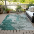 thumbnail image 6 of Addison Rugs Chantille Indoor/Outdoor Transitional Modern Teal Washable Rectangle Rug, 8' x 10', 6 of 6