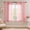 Blush, variant on OVZME Cyan Blue Ombre Print Crushed Sheer Curtains 63 Inch Length 2 Panels, Rod Pocket Light Filtering Window Drapes for Kitchen Bedroom Living Room, Each 42x63 Inch