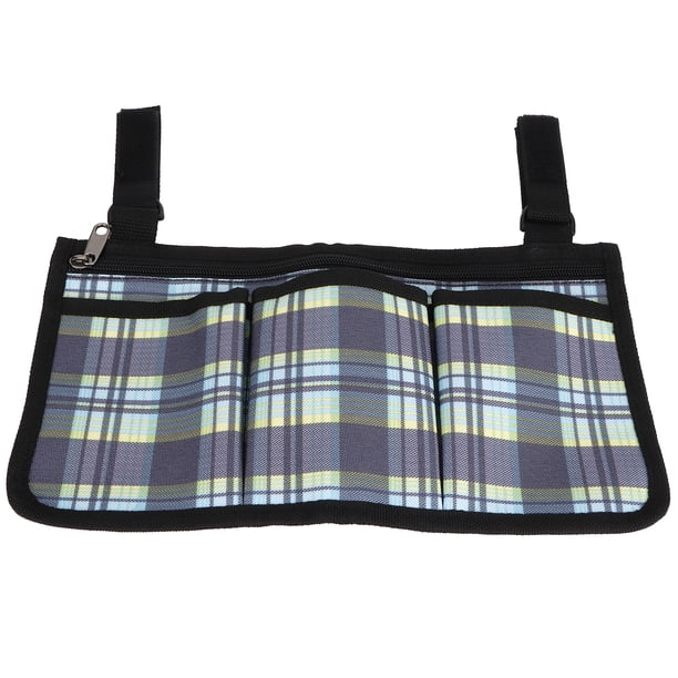 Multibolsillo para silla de ruedas, organizador colgante de almacenamiento, bolsa lateral para scooter, bolsa para andador, accesorios para sillas de ruedas, organizador ecológico ANGGREK Otros