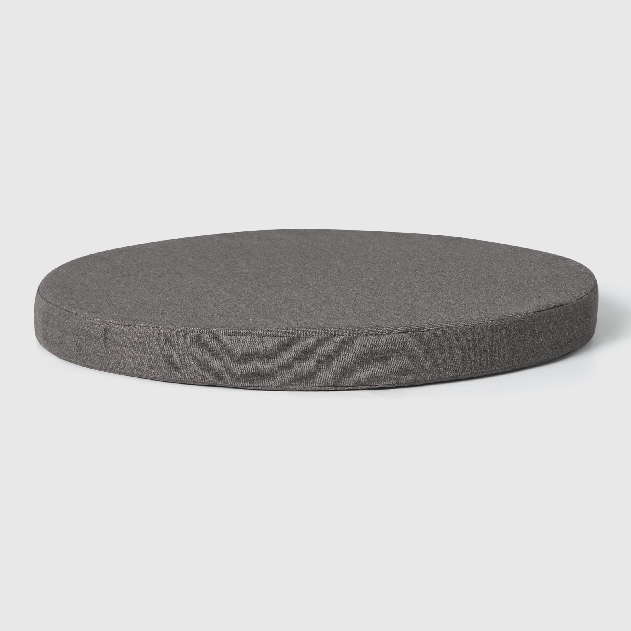 WestinTrends Solace Outdoor Patio Kitchen Dining Chair Round Seat Cushions Set of 4, 16" x 16", Grey