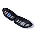 thumbnail image 5 of Astra Depot Front Hood Insert Glossy Black M Color Kidney Grille For BMW 3 Series 330i G20 330e G21 (Double Line), 5 of 9