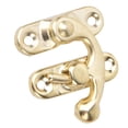 thumbnail image 3 of Hasp Hook Latch Hook Hasp Durable Iron Lock Buckle for Jewelry Boxes Bronze Yellow Silver Right Left 3.2 X 2.8cm 30 Pcs, 3 of 7