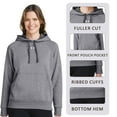 thumbnail image 7 of Under Armour Women's Rival Fleece Hooded Sweatshirt 80/20 Cotton/Polyester Pullover Best Comfy Hoodies (Black, L), 7 of 7