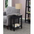 thumbnail image 6 of Pemberly Row Flip Top End Table in Black Wood Finish, 6 of 8