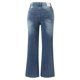 thumbnail image 3 of WILLBEST Pantalones Casuales para Mujer, de Pierna Ancha, Cintura Alta, Elásticos, Holgados, con Cordón, de Mezclilla para Uso Diario Cómodo. Chica, 3 of 4