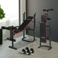 thumbnail image 7 of Zimtown Folding Olympic Weight Bench, Adjustable Professional Multi-Functional Workout Bench set,  for Weight Lifting and Strength Training, 7 of 7