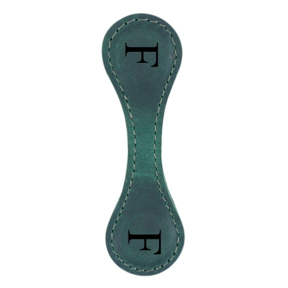 EGYMEN Magnetic Leather Bookmark, Personalized Book Lover Gift, Engraved Magnetic Bookmark for Her, Vintage Textured Leather Bookmark, Robust Reading Marker