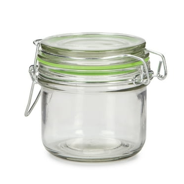 Darice Mini Glass Jar with Locking Lid: Clear, 3 x 3 inches