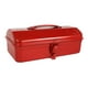 thumbnail image 4 of Caja organizadora de herramientas portátil de metal de 30,5 x 16 x 11,6 cm, multiusos para exteriores. Rojo, 4 of 9