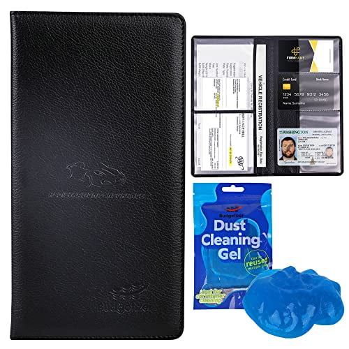 Car Registration, Driver License and Insurance Card Holder and Cleaning