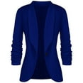 thumbnail image 3 of Npasoilc Blazers For Women Bussiness Casual Blazers Work Office Suit Jackets Comfy Long Sleeve Blazer Slim Open Front Cardigan Jacket Fall Outfits, 3 of 4