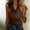 Brown, variant on Silk Satin Halter Tops for Women Summer 2026 Cowl Neck Tie Back Going Out Sleeveless Business Casual Tank Top Featuring Sleeveless Silky Blouse Pink L