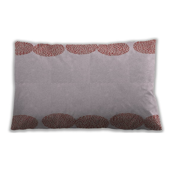 Ahgly Company Indoor Rectangular Patterned Lumbar Throw Pillow, 13 inch by 19 inch