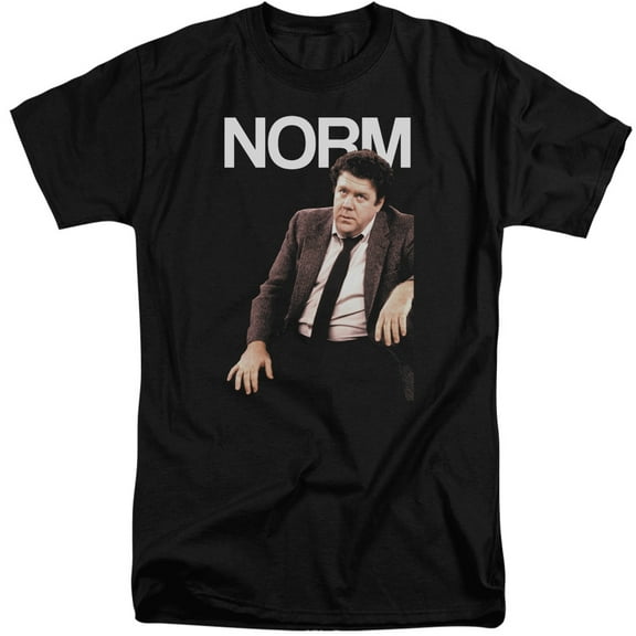 Cheers Norm Adult Tall T-Shirt Black