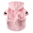 thumbnail image 2 of Wisremt Pet Pajama with Hood Thickened Luxury Soft Cotton Hooded Bathrobe Quick Drying And Super Absorbent, 2 of 12