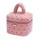 thumbnail image 1 of Bolsa de cosméticos Accesorios Gran capacidad Almacenamiento Diseño Esenciales con asa Rosa, 1 of 8