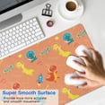 thumbnail image 4 of Long Mouse Pads for Desk,Colorful Dinosaurs Space Rockets Pattern Desk Mats on Top Of Desks, Desk Mouse Pad Extra Large with 3mm Non-Slip Base and Stitched Edge for Gaming,Office,Work,Home 31.5"x11.8", 4 of 6