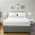 thumbnail image 2 of Marquess 4 Piece Microfiber White Queen Sheet Set, Deep Pocket Bed Sheets, 2 of 7