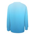 thumbnail image 3 of Vedolay Women T Shirts Casual Women's 2023 Oversized Half Zip Pullover Long Sleeve Sweatshirt Quarter Zip Hoodie Sweater,Blue XXL, 3 of 4