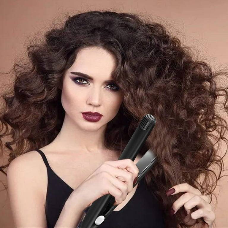 Curling iron that top does not damage hair