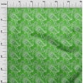 thumbnail image 3 of oneOone Viscose Chiffon Light Green Fabric Paisleys Sewing Material Print Fabric By The Yard 42 Inch Wide, 3 of 6