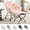 Pink, variant on PUKNLY Lounge Chair with Ottoman for Small Spaces, Modern Accent Chair with Footrest, Armrests & Side Pocket, Compact Reading Chair for Living Room, Bedroom Corner