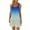comfy b Multicolor dress for Women, variant on safuny Women's Trendy Mini Loose Sundress Tie Dye Print Sleeveless Round Neck Dress Elegant Beach Leisure Retro Holiday Clothing Fashion Summer Clearance Multi-color S