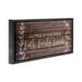 thumbnail image 2 of Stupell Industries Traditional Faith Family Friends Quote Black Floating Frame Canvas Art, 25 x 11, by Kim Allen, 2 of 7