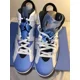 thumbnail image 1 of Men's Jo r-dan 6 Retro "UNC" University Blue/White-Black (CT8529 410), 1 of 5