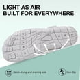thumbnail image 3 of BERANMEY Barefoot Waters Shoes for Women Men Upgrade Wide Toe Box Voyabarefoot Hiking Shoes Non-Slip Adjustable Comfortable Slip-On for Outdoor Hiking & Beach Walking Travel, 3 of 5