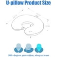 thumbnail image 2 of Almohada para el cuello para viajar, almohada para el cuello de viaje mejorada para Airpla, 2 of 5