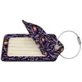 thumbnail image 2 of Sikiie Lavender Flowers Luggage Tag for Suitcase Leather Baggage Tag with Stainless Steel Loop Privacy Cover for Women Men Girls-1, 2 of 5