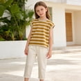thumbnail image 2 of Jalioing Cotton Tank Tops for Toddler Kids Casual Striped Crew Neck Sleeveless Shirts Little Boys Girls Summer Tops, 2 of 7