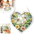 thumbnail image 6 of Beforeyayn Acrylic Puzzles Suncatcher Window Hanging, 94 Pieces Stained Glass Puzzle For Gift Lovers, Window Or Home, Song Decoration For Women Men Mom Birthday Decor, 6 of 6