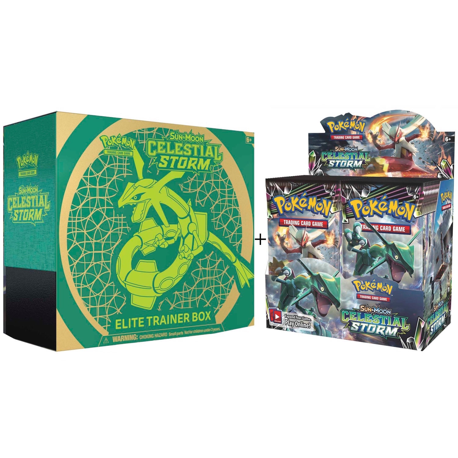 Pokemon TCG: Celestial Storm Box and Storm Elite Trainer box - Walmart.com