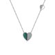 thumbnail image 1 of 26-27 Women Necklace Chain Choker Pendant Jewelry Girls Gift S925 Irregular Heart Shape, 1 of 5